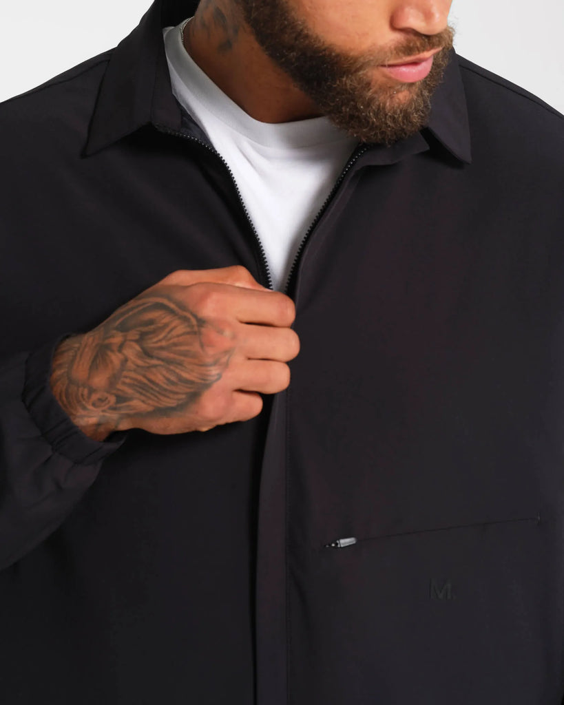 Municipal Mens Jacket Sportcross Coach's Shirt Jacket