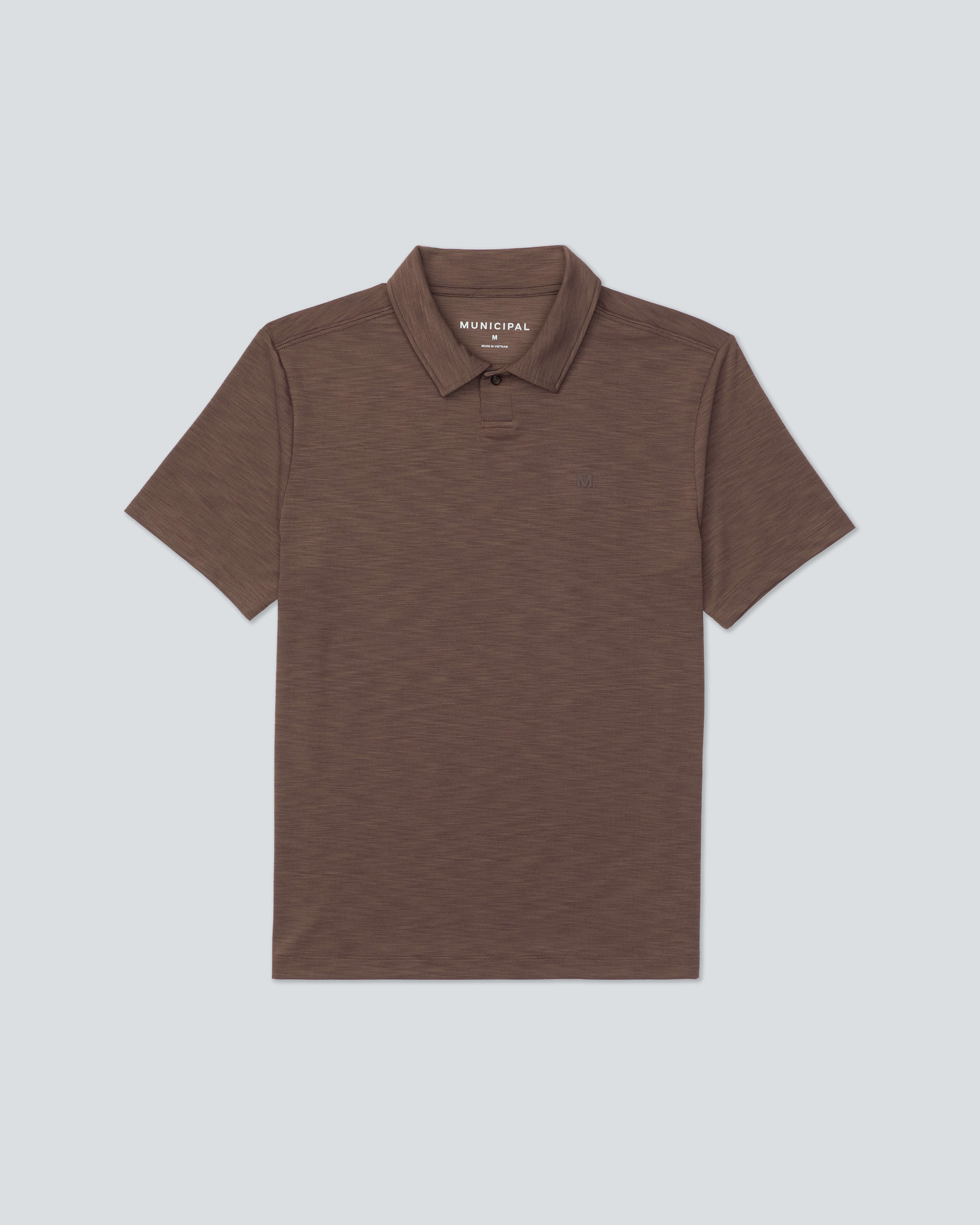 Municipal Mens Knit SportCross QL Polo