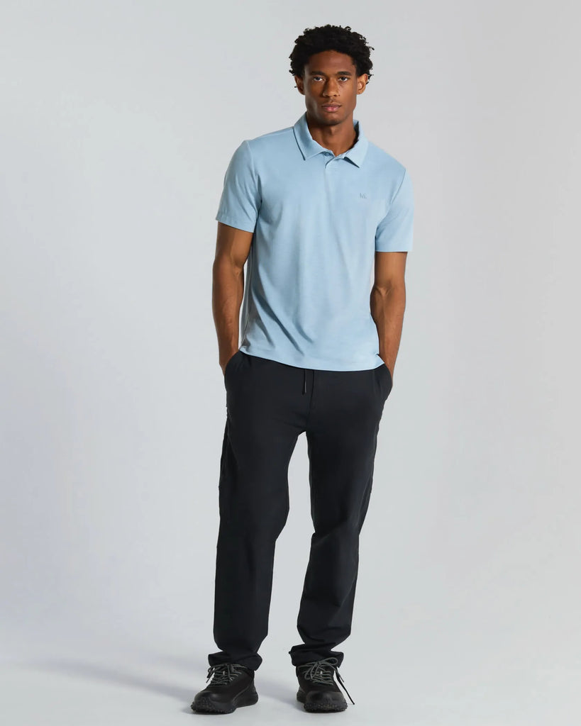 Municipal Mens Knit SportCross QL Polo