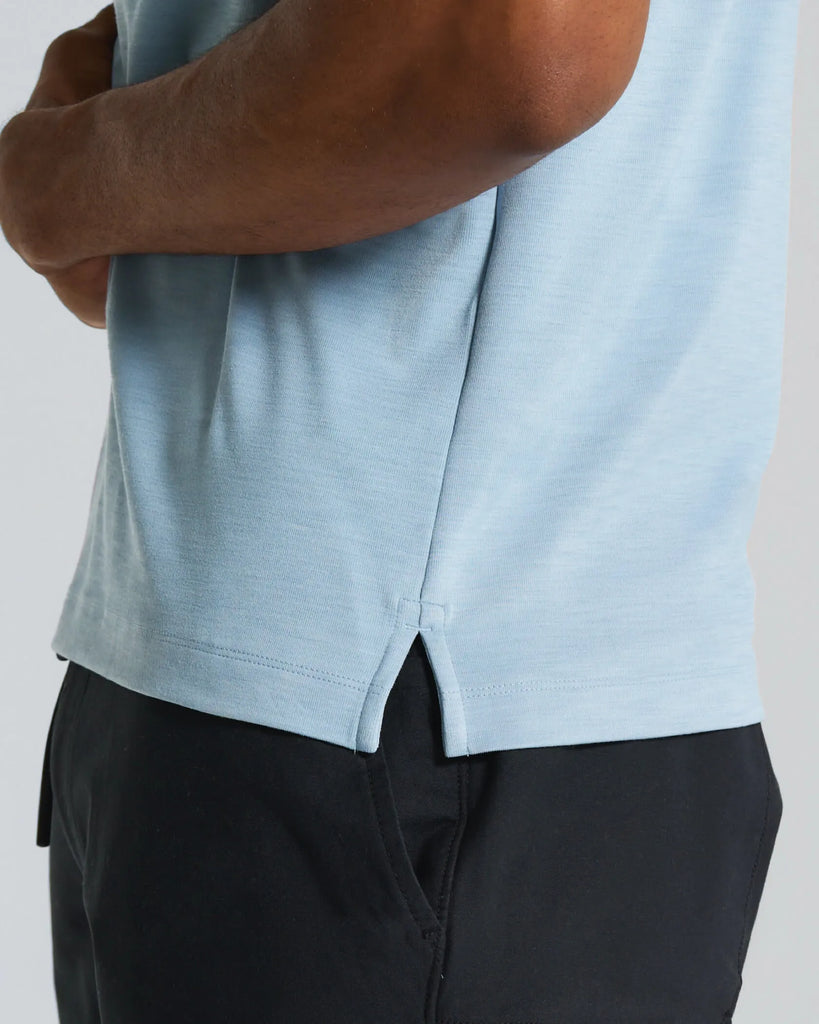 Municipal Mens Knit SportCross QL Polo