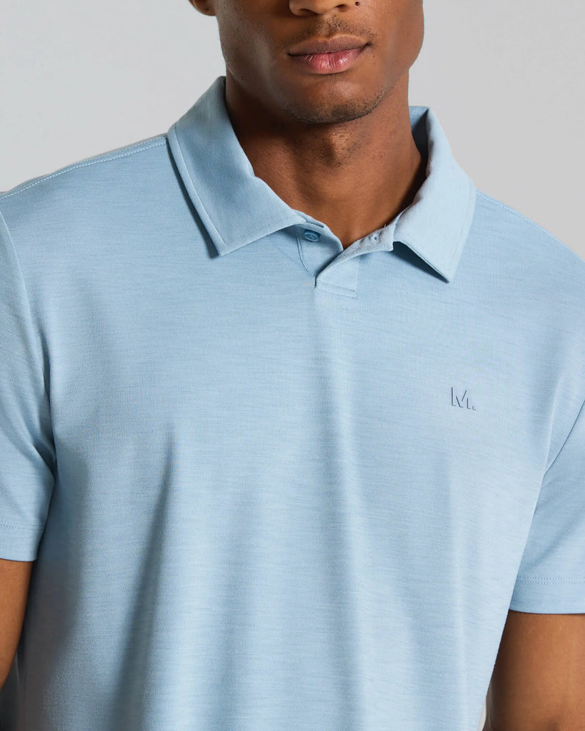 Municipal Mens Knit SportCross QL Polo
