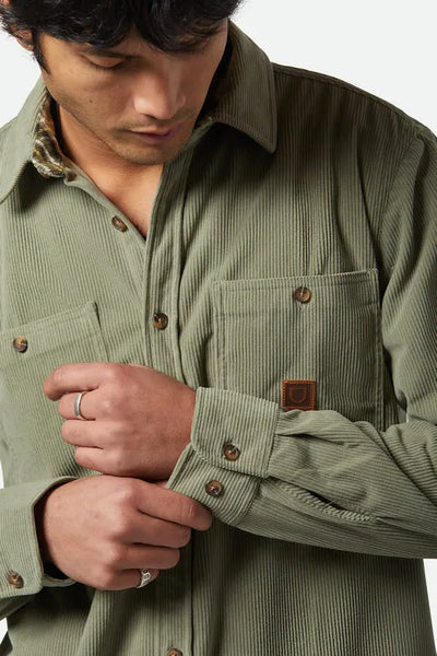 Brixton Mens Shirt The Field Corduroy Overshirt