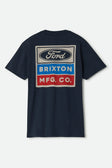 Brixton Mens Shirt Ford Service Dept Pocket T-Shirt