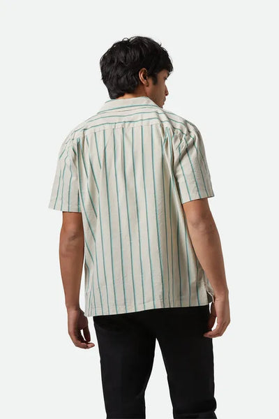 Brixton Mens Woven CRU Stripe Relaxed