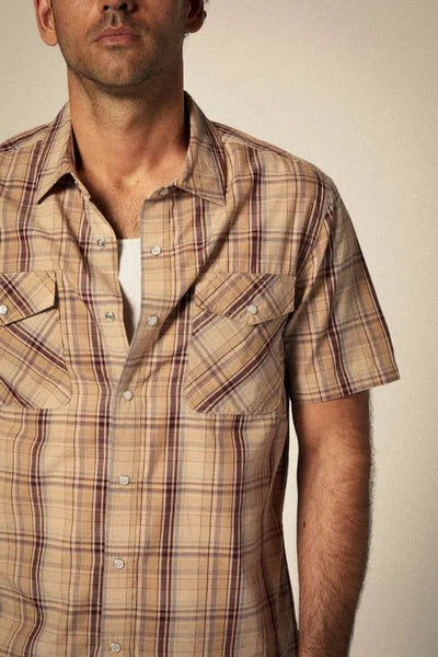Brixton Mens Woven Wayne Western