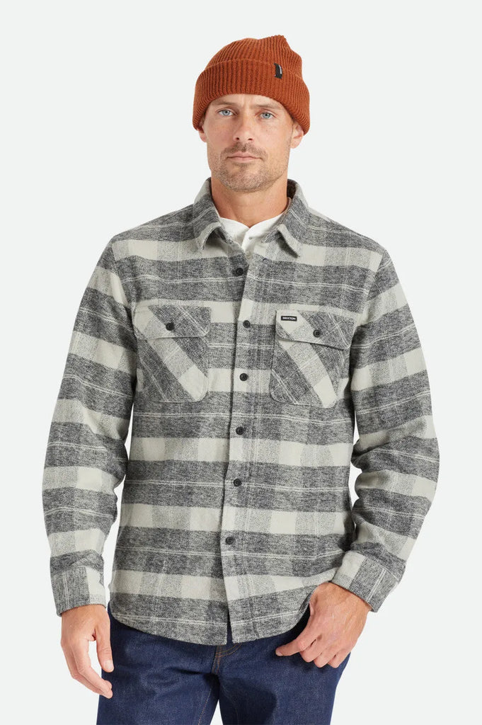 Brixton Mens Shirt Bowery Heavyweight Flannel