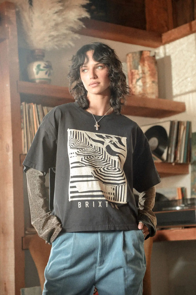 Brixton Womens Shirt Poolside Boxy Crew