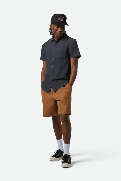 Brixton Mens Woven Charter Organic Cotton Linen Blend