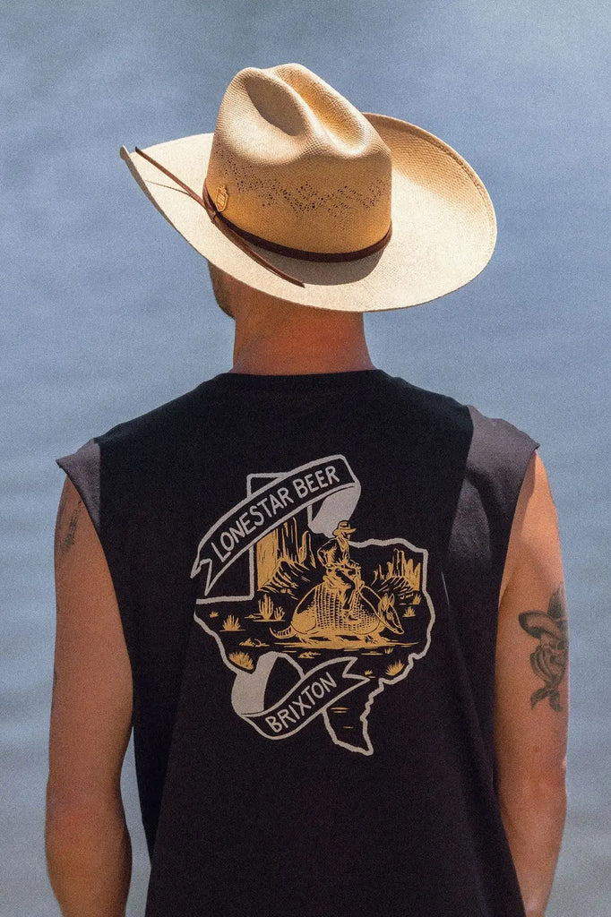 Brixton Mens Tank Top Lone Star Armadillo Muscle T-Shirt