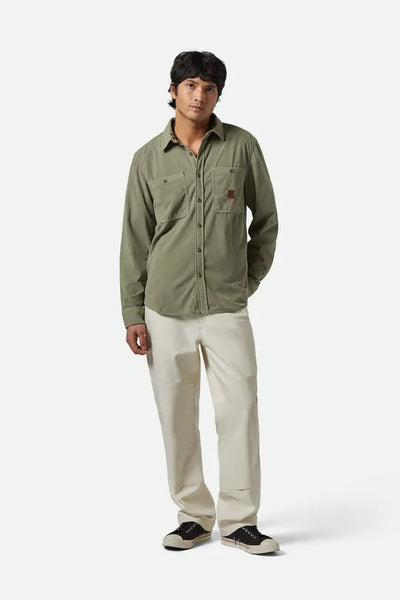 Brixton Mens Shirt The Field Corduroy Overshirt