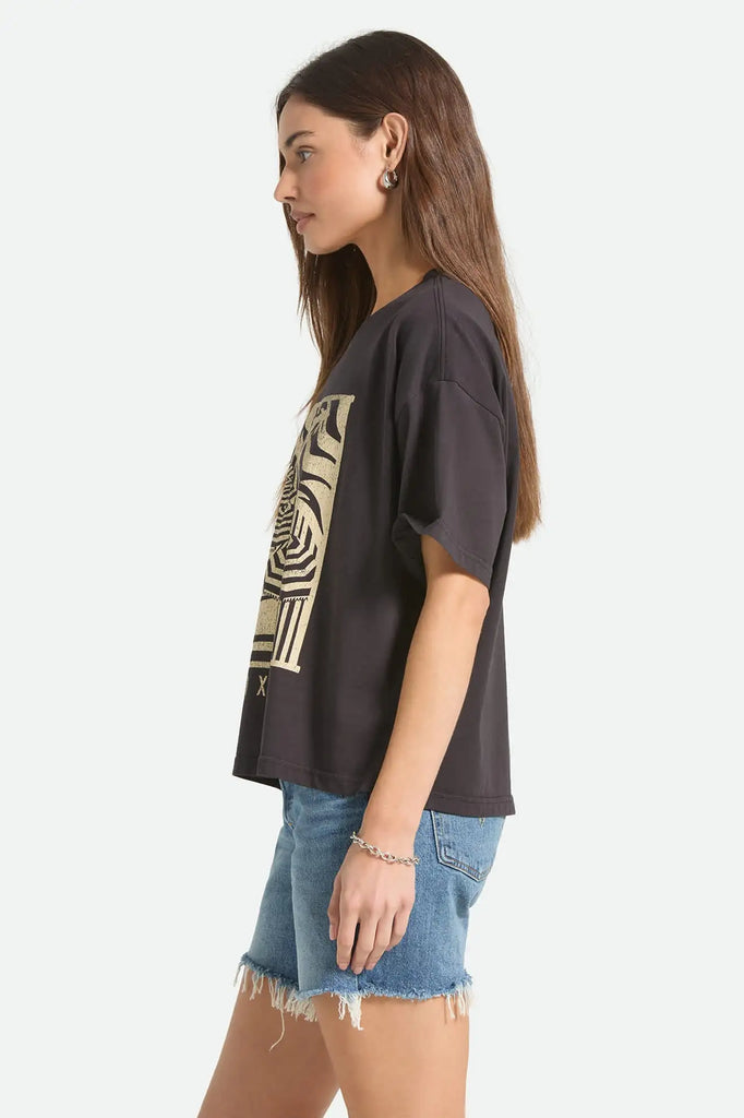 Brixton Womens Shirt Poolside Boxy Crew