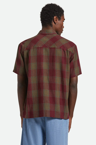 Brixton Mens Shirt Cru Linen Blend