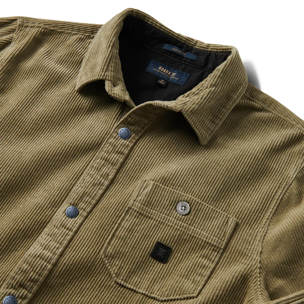 Roark Mens Shirt Nordsman Corduroy Long Sleeve