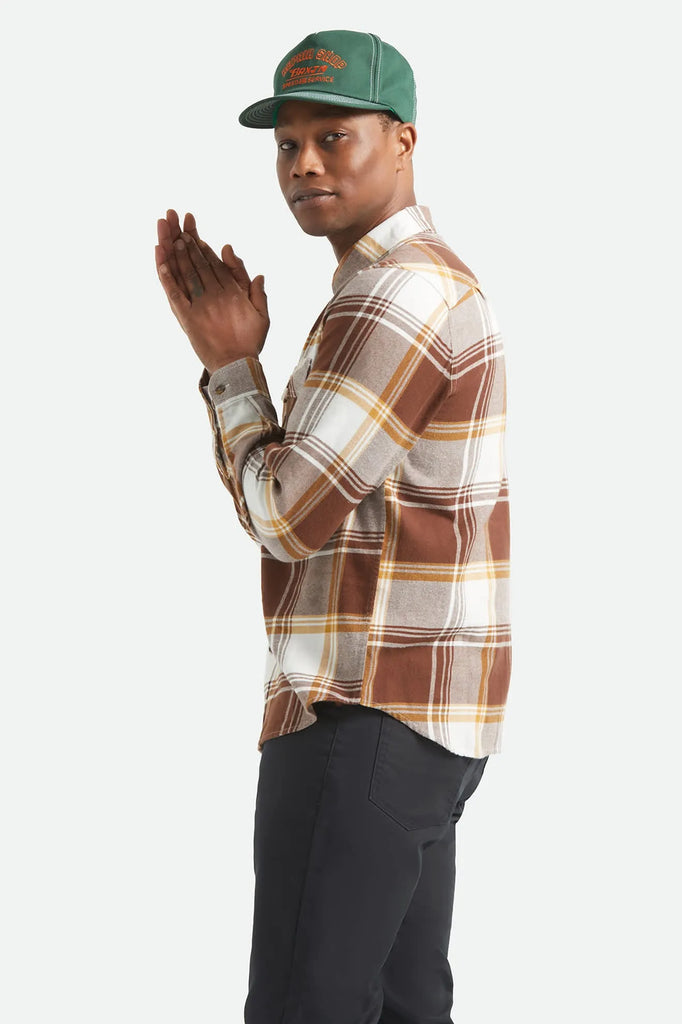 Brixton Mens Shirt Bowery LW Ultra Flannel