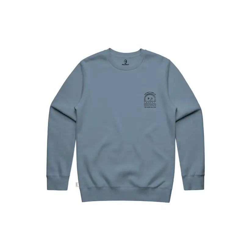 Instinct Mens Sweatshirt Keep Shining Crew Fleece