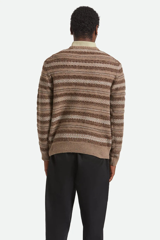 Brixton Mens Sweater Midnight Crew