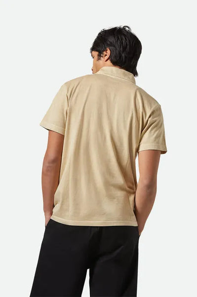 Brixton Mens Knit Vintage Wash Polo