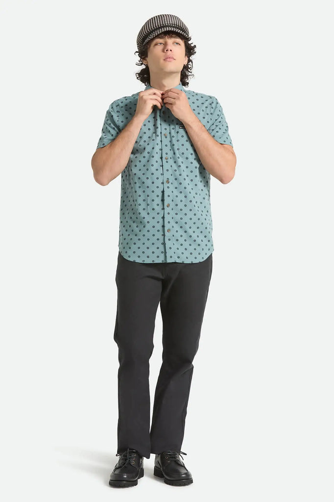 Brixton Mens Woven Charter Print