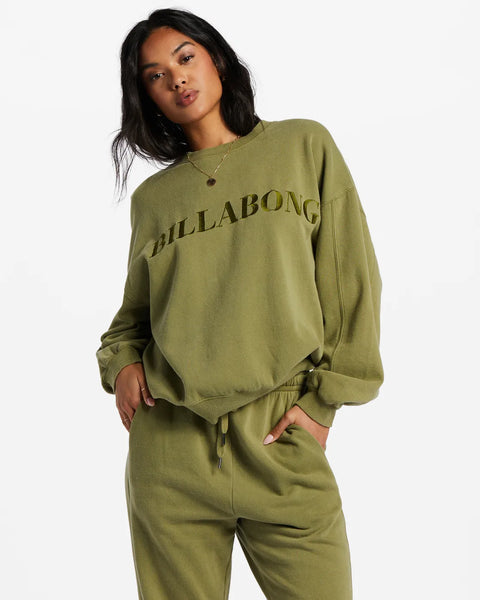 Billabong Womens Sweatshirt Baseline Kendall