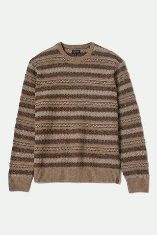 Brixton Mens Sweater Midnight Crew