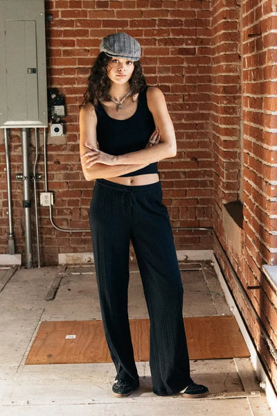 Brixton Womens Pants Pointelle Lounge