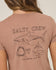 Salty Crew Womens Shirt Shark Anatomy Modern Tee