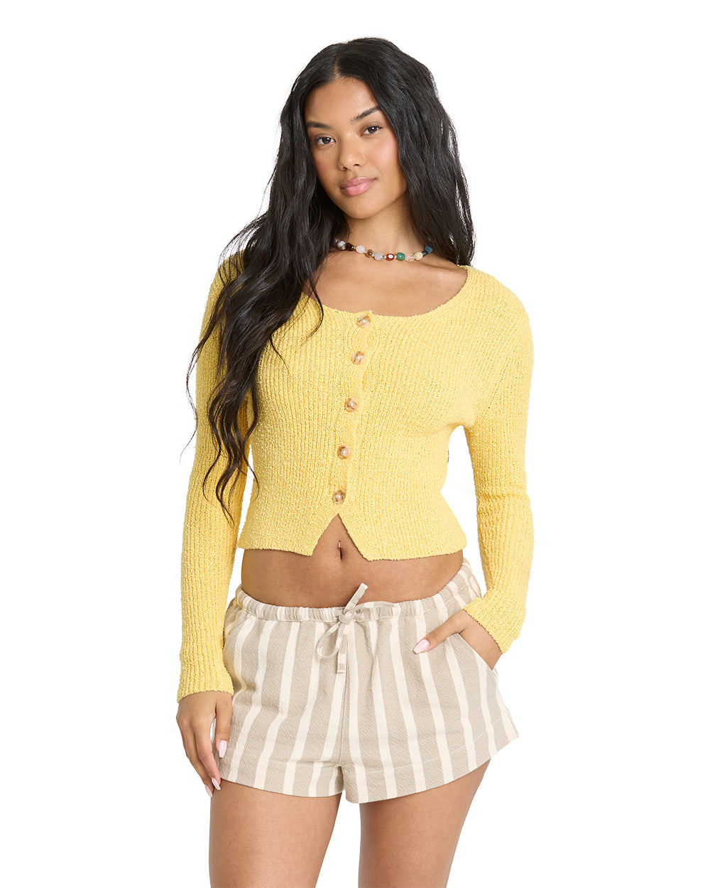 Billabong Womens Sweater Good Luck Cardigan