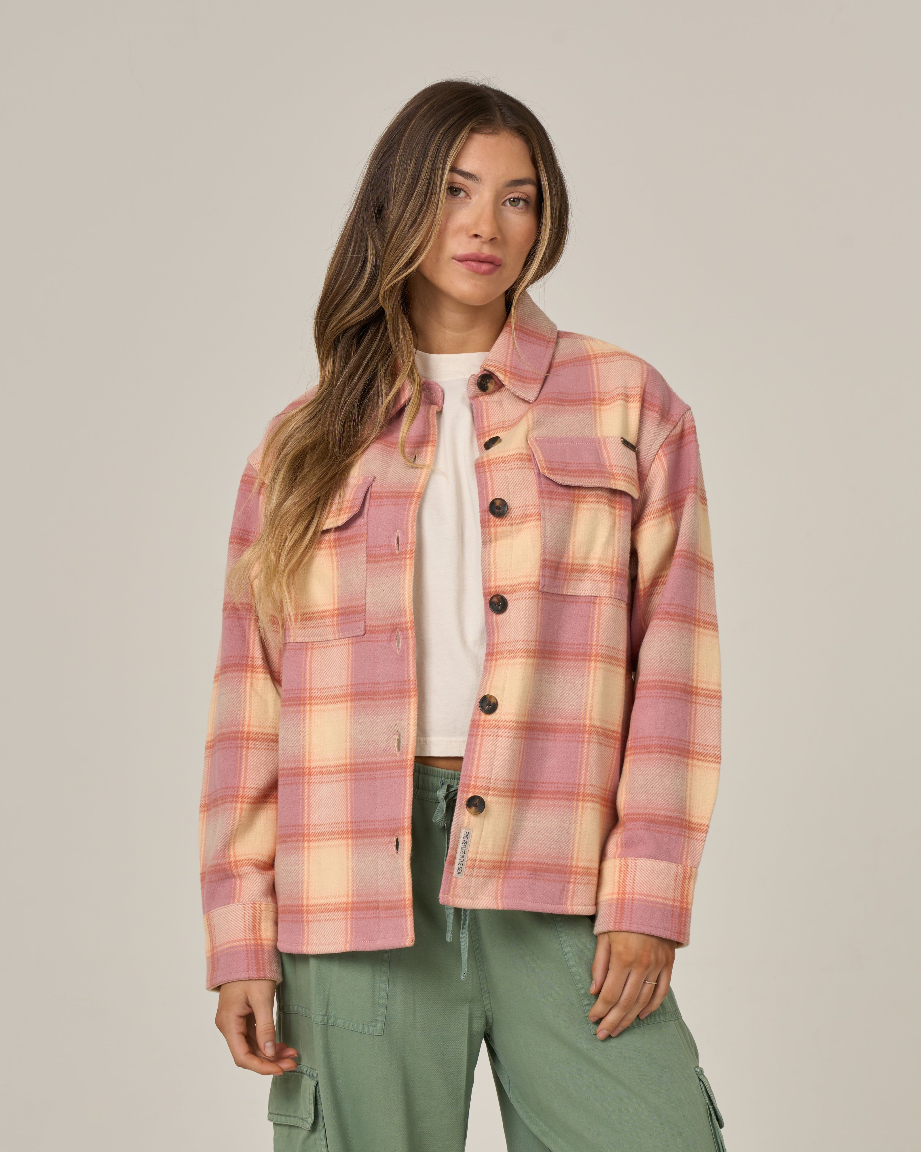 Salty Crew Womens Jacket Day Trip Shacket