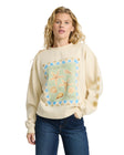 Billabong Womens Sweatshirt Ride In Crew Fleece