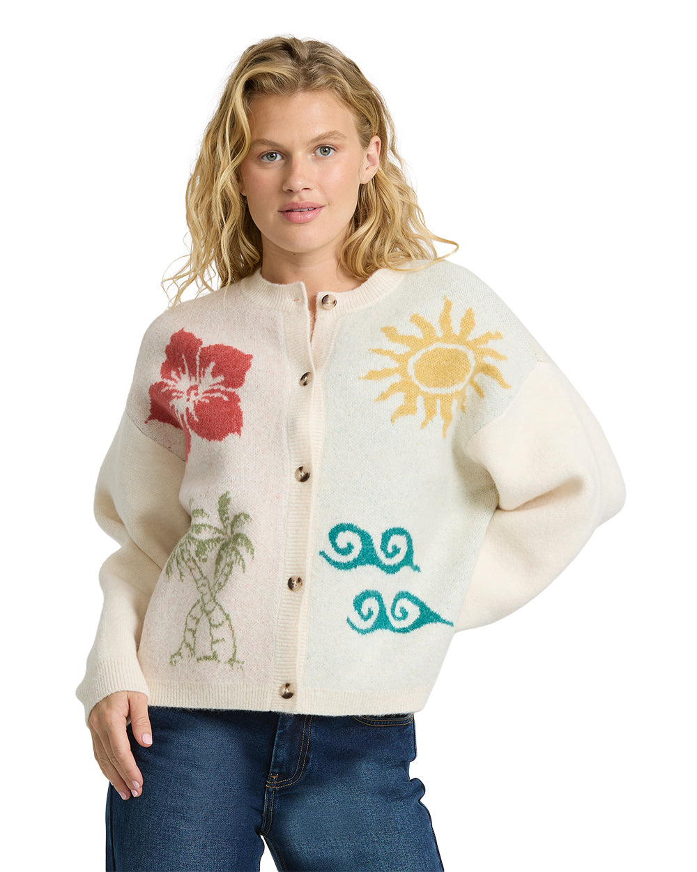 Billabong Womens Sweater So Nice Cardigan
