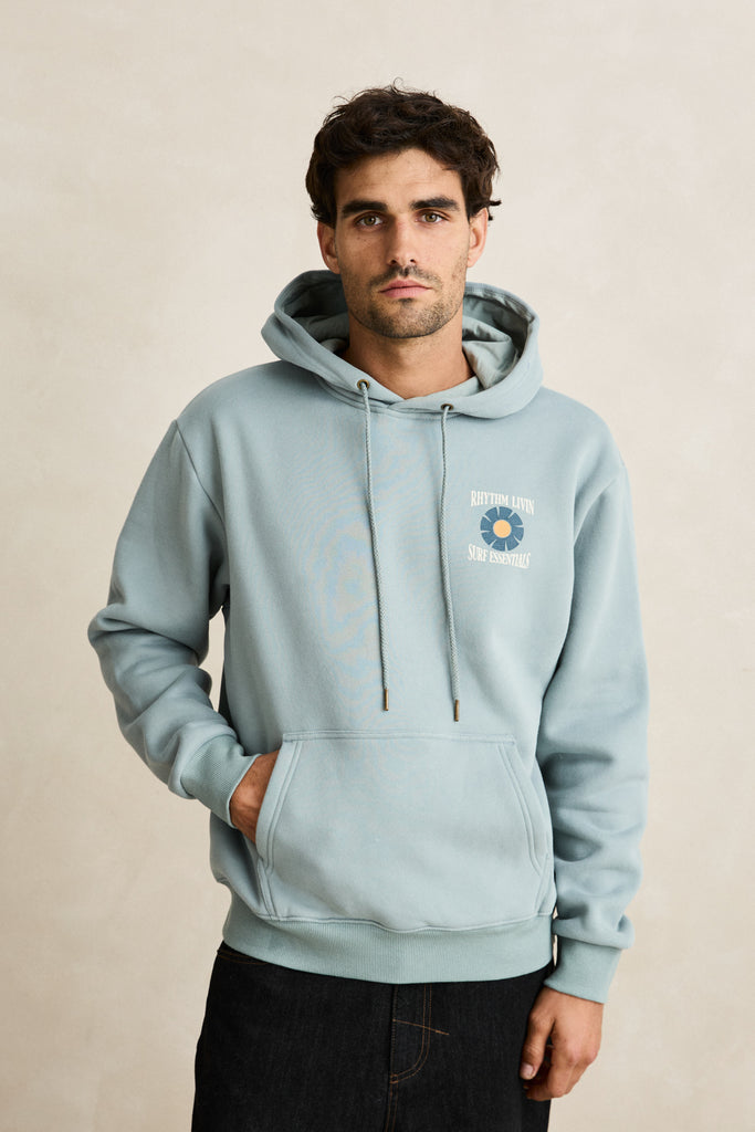 Rhythm Mens Sweatshirt Surf Essentials Fleece Hood