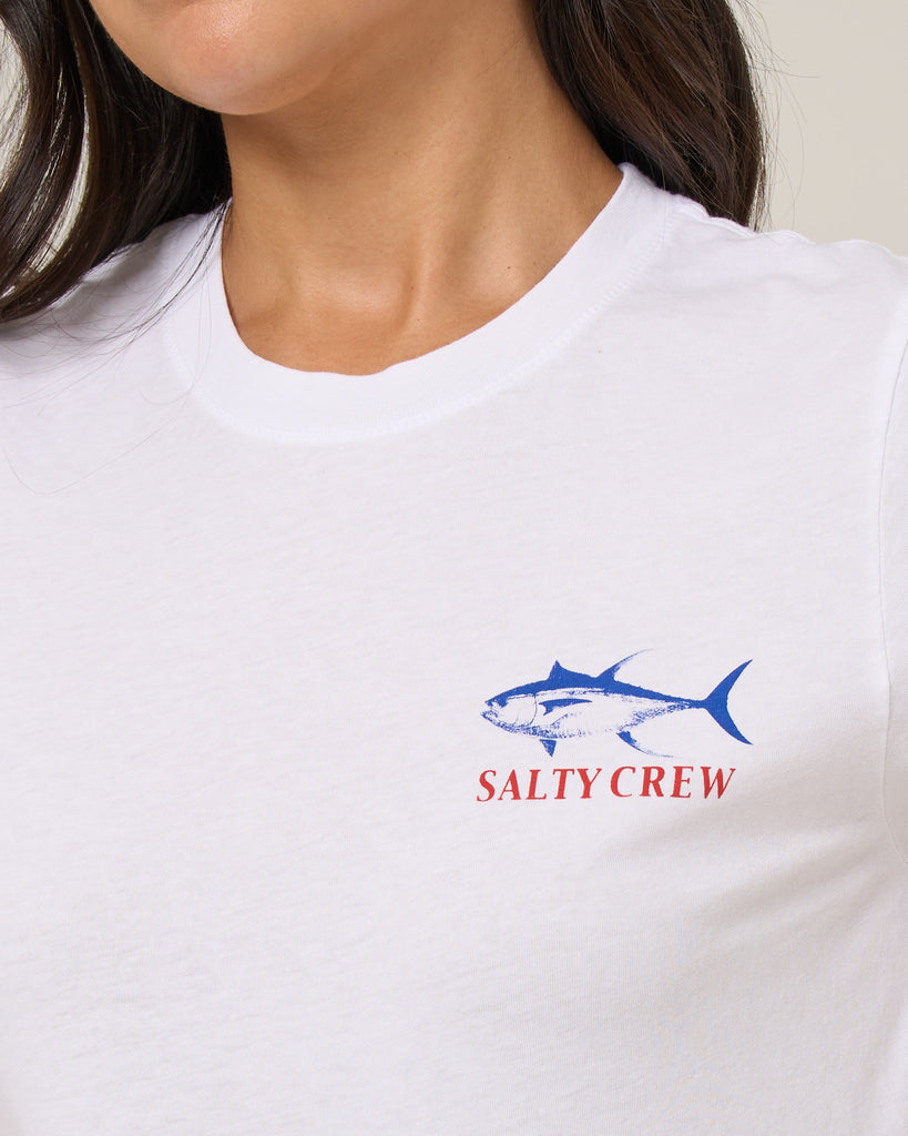 Salty Crew Womens Shirt Overlay Modern Tee