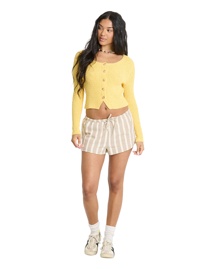 Billabong Womens Sweater Good Luck Cardigan