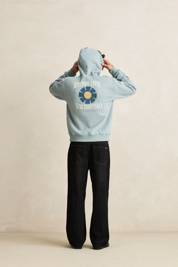 Rhythm Mens Sweatshirt Surf Essentials Fleece Hood
