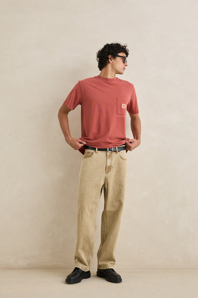 Rhythm Mens Shirt Vintage Pocket