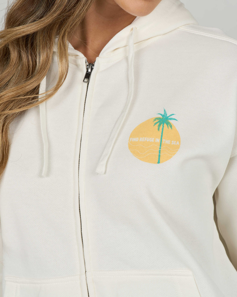 Salty Crew Womens Sweatshirt Simplicity Zip Hoody