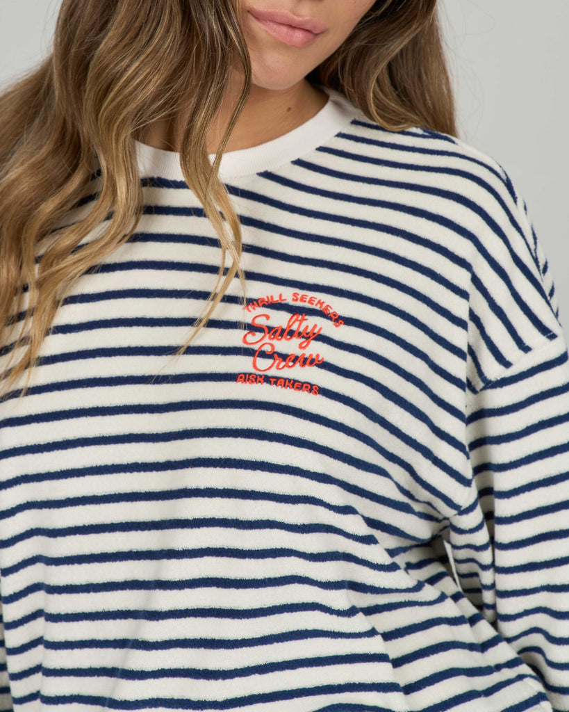Salty Crew Womens Sweatshirt Schooner Crew