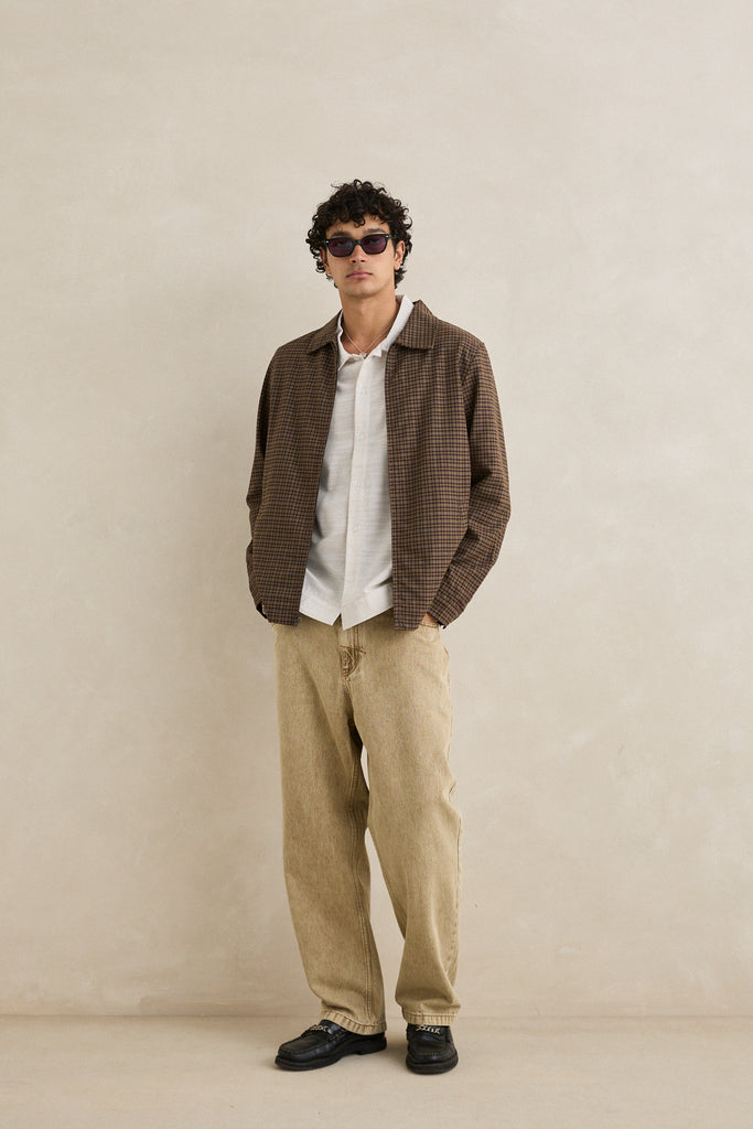 Rhythm Mens Jacket Jordy Check