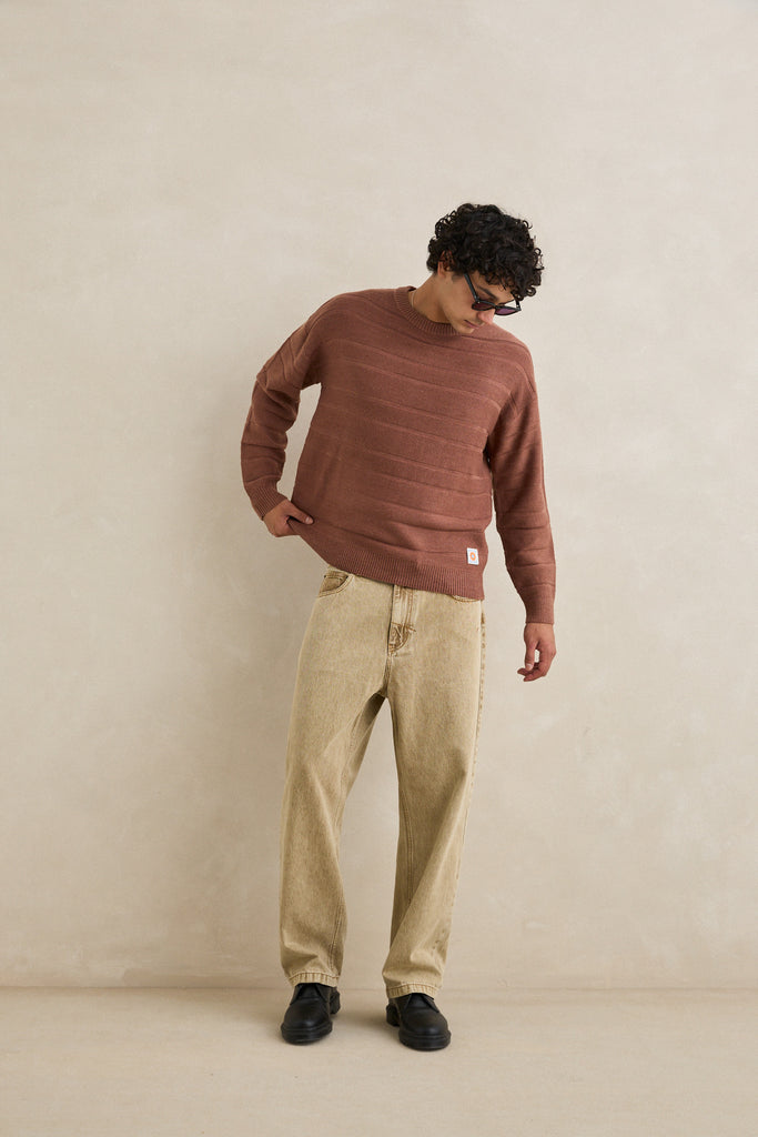 Rhythm Mens Sweater Jackson Knit