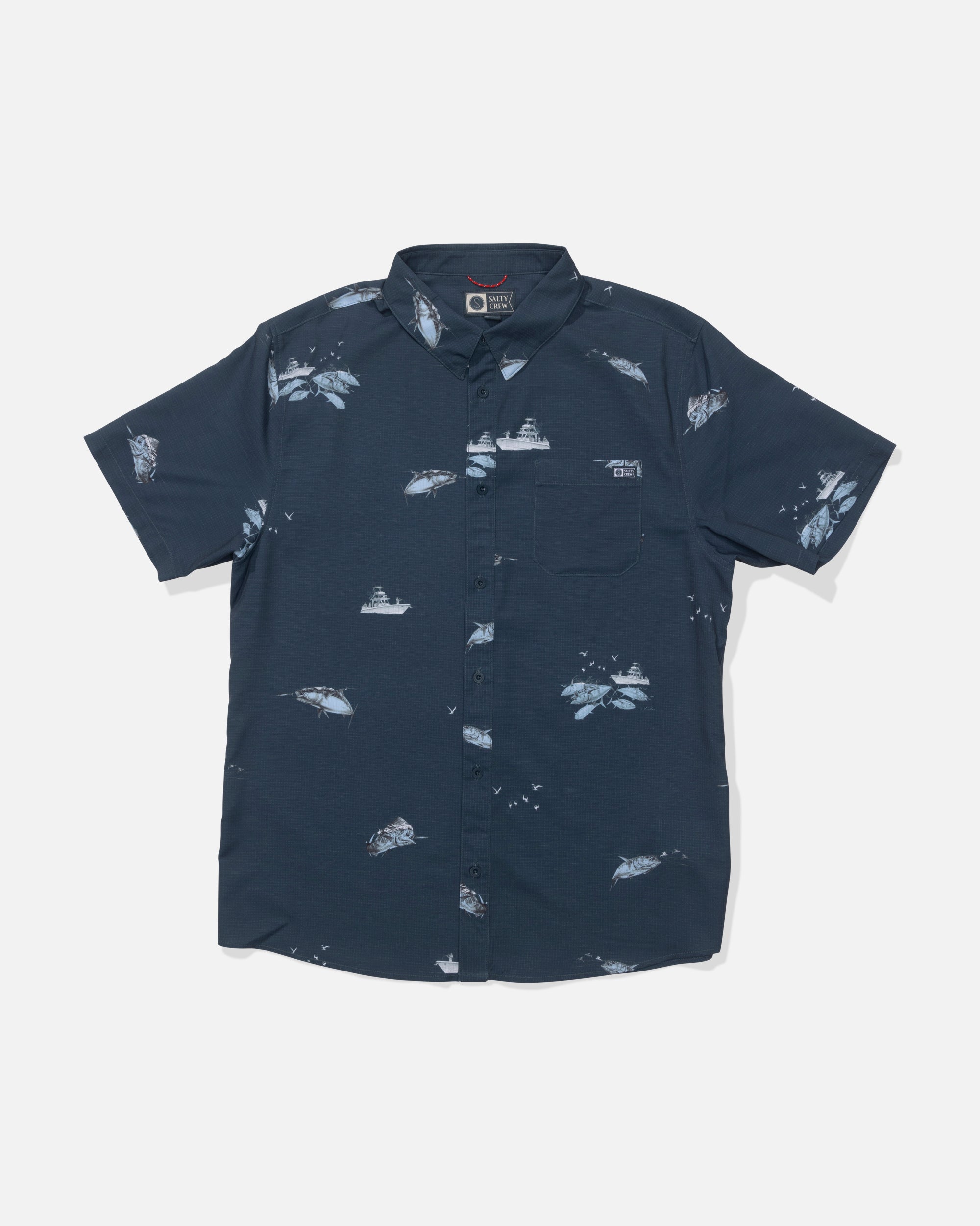 Salty Crew Mens Woven Breezer Perforated