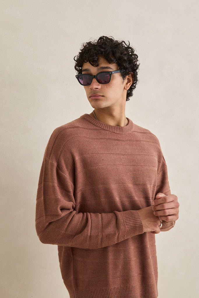 Rhythm Mens Sweater Jackson Knit