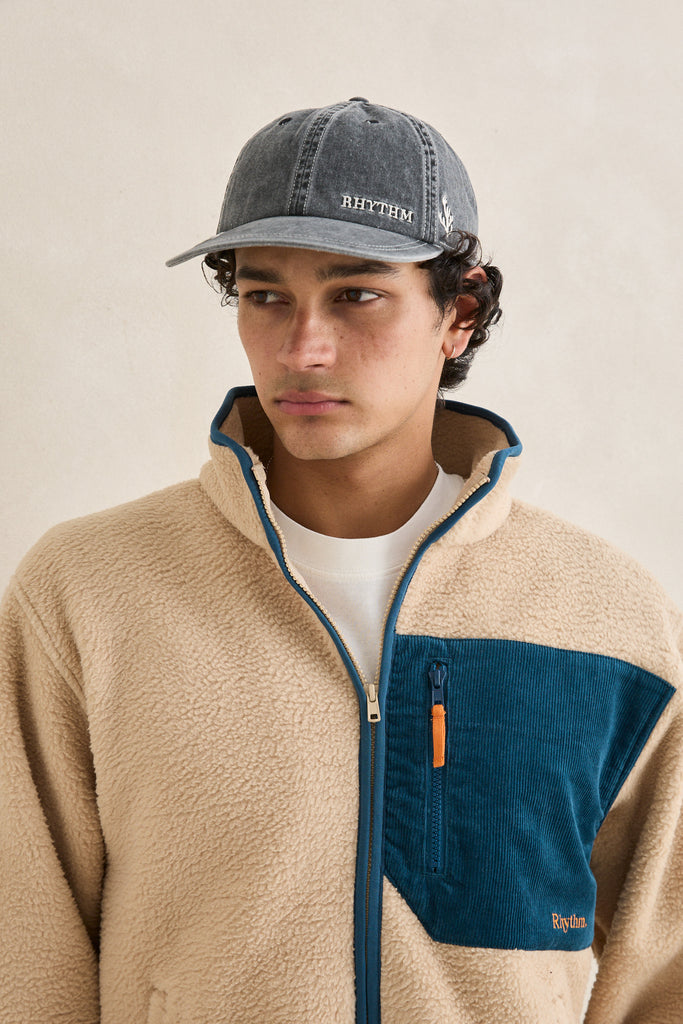 Rhythm Mens Jacket Trail Zip Thru Fleece