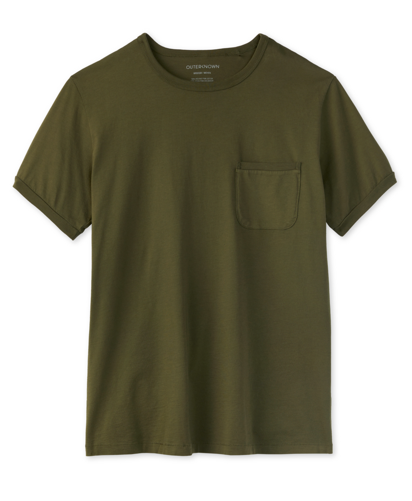 Outerknown Mens Shirt Sojourn Pocket Tee