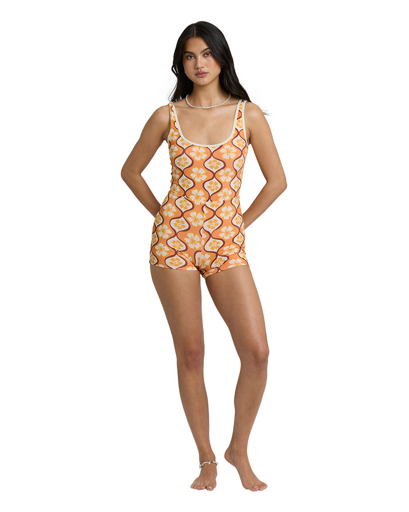 Billabong Womens Swimsuit Sol Groove Retro Surf Suit