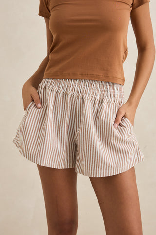 Rhythm Womens Shorts Valley Stripe