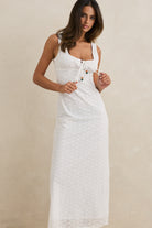 Rhythm Womens Dress Gigi Gathered Maxi