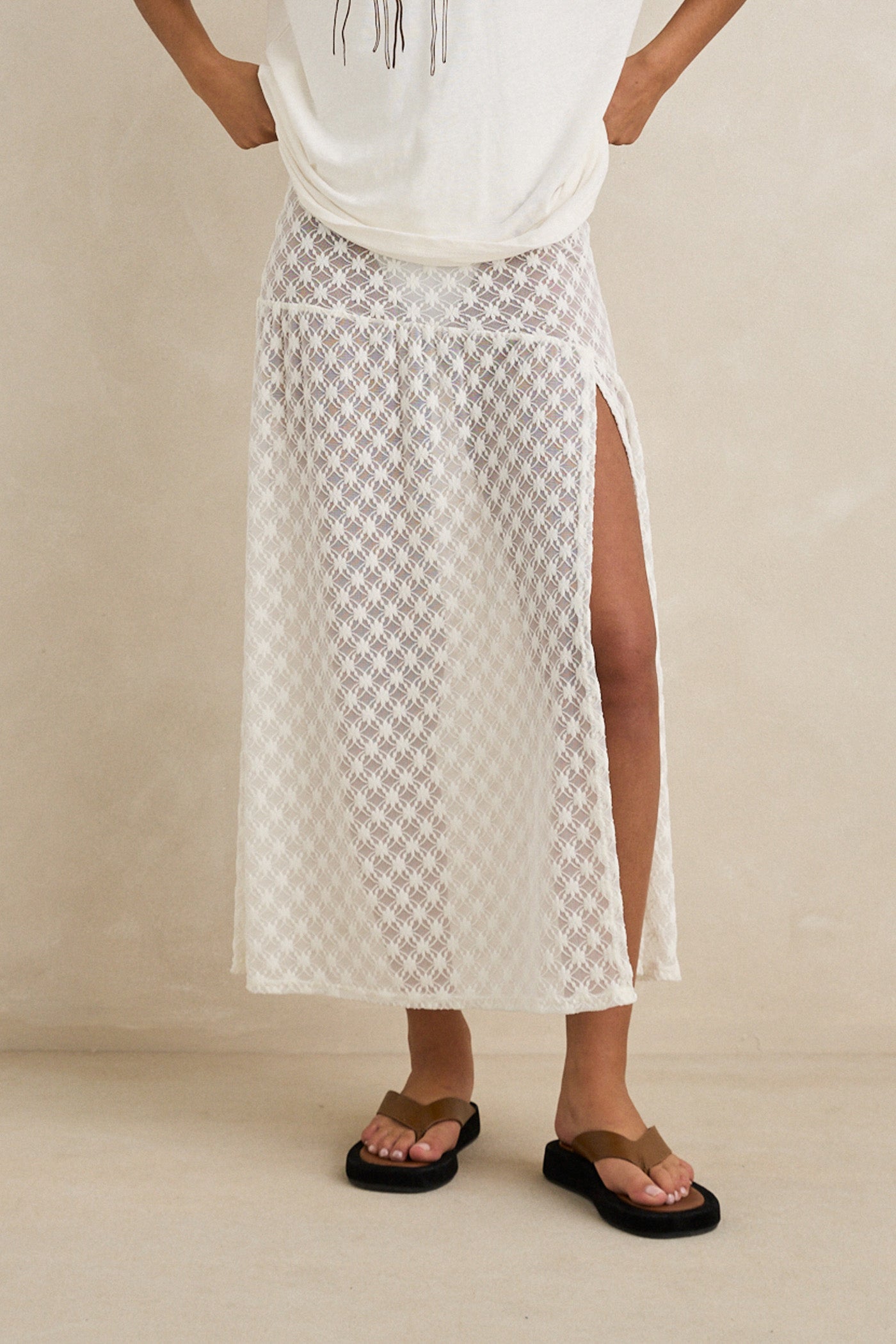 Rhythm Womens Skirt Gigi Lace Maxi