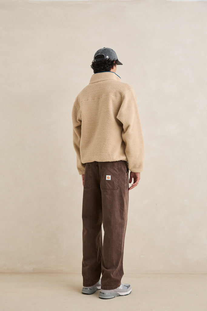 Rhythm Mens Jacket Trail Zip Thru Fleece