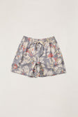 Rhythm Mens Shorts Tropical Camo Beach Short