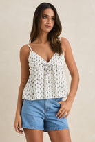 Rhythm Womens Tank Top Seacliff Cami